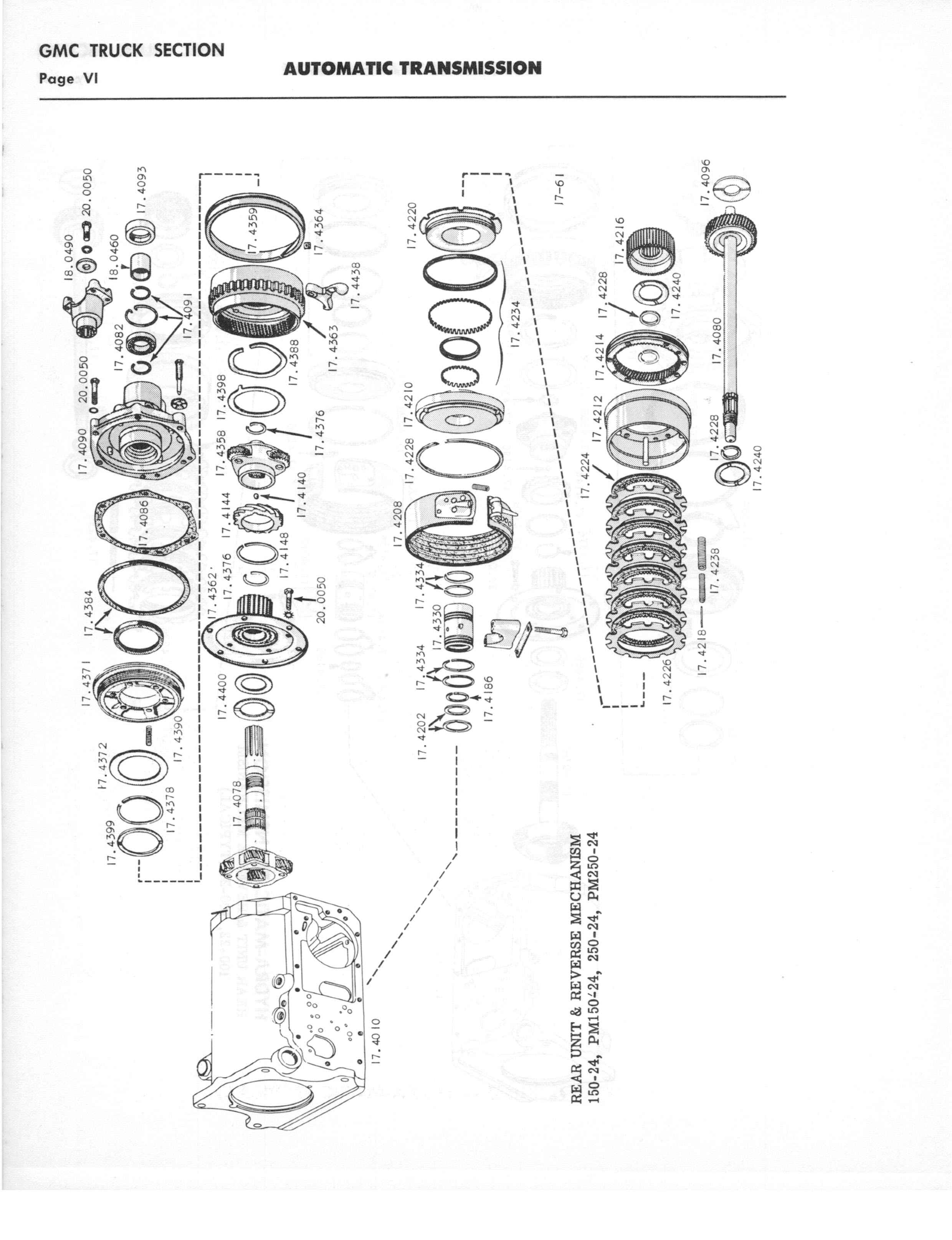 A3010 Automatic Transmission Parts Catalog HydraMatic, PowerGlide, DynaFlow page 223 of 278